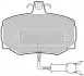 Комплект тормозных колодок, дисковый тормоз BORG & BECK BBP1333 (фото 1)