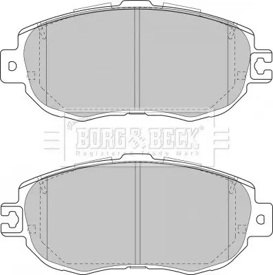 Комплект тормозных колодок, дисковый тормоз BORG & BECK BBP1352 (фото 1)