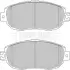Комплект тормозных колодок, дисковый тормоз BORG & BECK BBP1352 (фото 1)