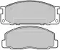 Комплект тормозных колодок, дисковый тормоз BORG & BECK BBP1372 (фото 1)