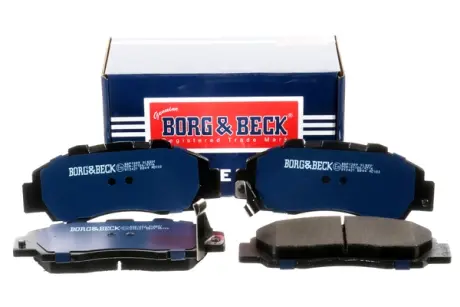 Комплект тормозных колодок, дисковый тормоз BORG & BECK BBP1389