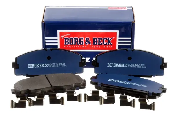 Комплект тормозных колодок, дисковый тормоз BORG & BECK BBP1451 (фото 1)