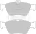 Комплект тормозных колодок, дисковый тормоз BORG & BECK BBP1454 (фото 1)