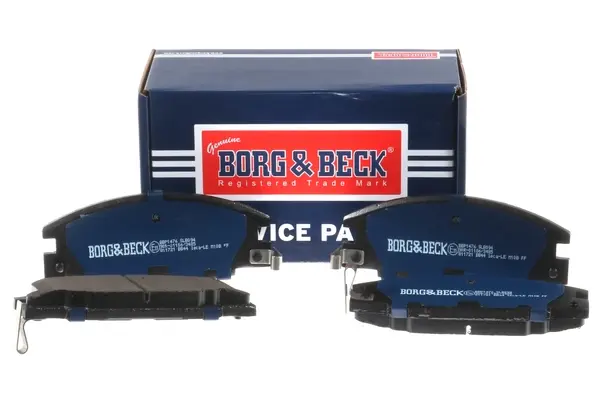Комплект тормозных колодок, дисковый тормоз BORG & BECK BBP1476 (фото 1)