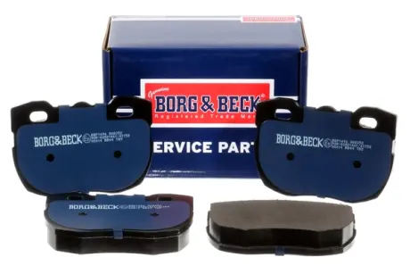 Комплект тормозных колодок, дисковый тормоз BORG & BECK BBP1496