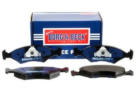 Комплект тормозных колодок, дисковый тормоз BORG & BECK BBP1509