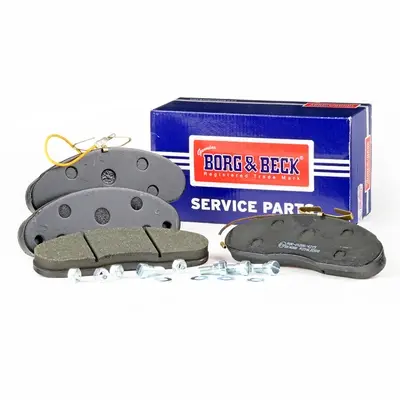 Комплект тормозных колодок, дисковый тормоз BORG & BECK BBP1513 (фото 1)