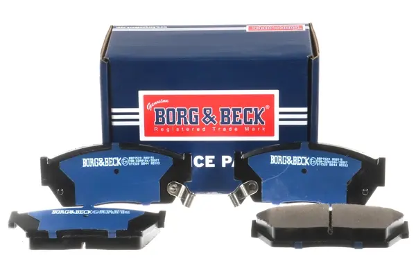 Комплект тормозных колодок, дисковый тормоз BORG & BECK BBP1529 (фото 1)