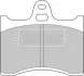 Комплект тормозных колодок, дисковый тормоз BORG & BECK BBP1538 (фото 1)
