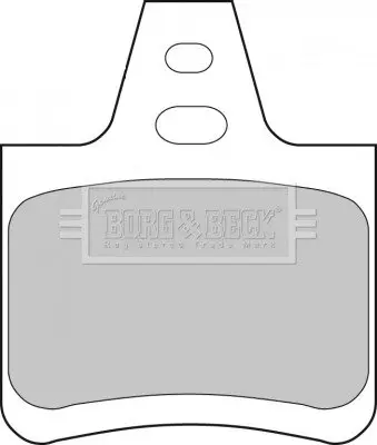 Комплект тормозных колодок, дисковый тормоз BORG & BECK BBP1550 (фото 1)