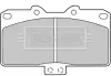 Комплект тормозных колодок, дисковый тормоз BORG & BECK BBP1574 (фото 1)