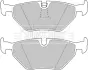 Комплект тормозных колодок, дисковый тормоз BORG & BECK BBP1591 (фото 1)