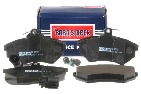 Комплект тормозных колодок, дисковый тормоз BORG & BECK BBP1690