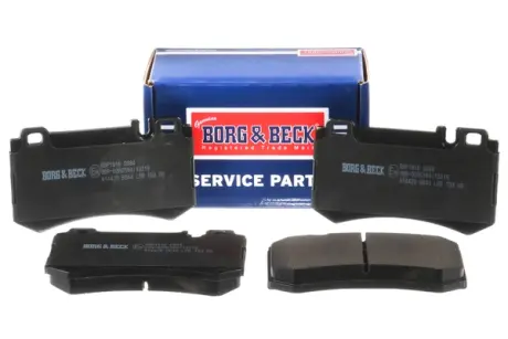 Комплект тормозных колодок, дисковый тормоз BORG & BECK BBP1916
