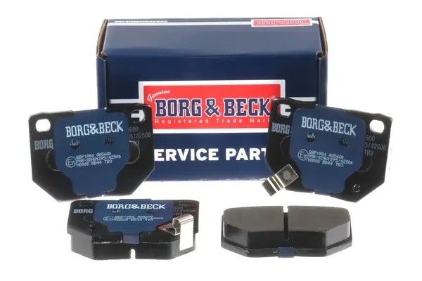 Комплект тормозных колодок, дисковый тормоз BORG & BECK BBP1984 (фото 1)