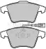 Комплект тормозных колодок, дисковый тормоз BORG & BECK BBP2144 (фото 1)
