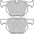 Комплект тормозных колодок, дисковый тормоз BORG & BECK BBP2183 (фото 1)