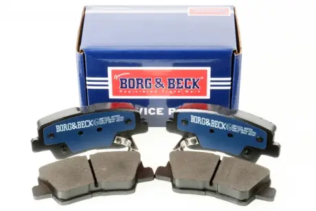 Комплект тормозных колодок, дисковый тормоз BORG & BECK BBP2220