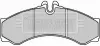 Комплект тормозных колодок, дисковый тормоз BORG & BECK BBP2247 (фото 1)
