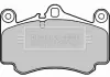 Комплект тормозных колодок, дисковый тормоз BORG & BECK BBP2255 (фото 1)