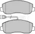 Комплект тормозных колодок, дисковый тормоз BORG & BECK BBP2266 (фото 2)