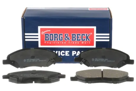 Комплект тормозных колодок, дисковый тормоз BORG & BECK BBP2269