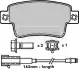 Комплект тормозных колодок, дисковый тормоз BORG & BECK BBP2274 (фото 1)