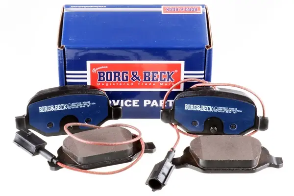 Комплект тормозных колодок, дисковый тормоз BORG & BECK BBP2312 (фото 1)