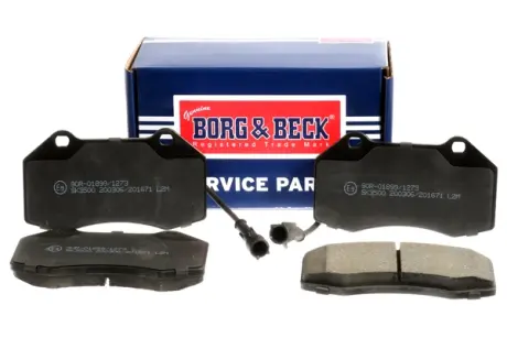 Комплект тормозных колодок, дисковый тормоз BORG & BECK BBP2319