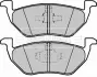 Комплект тормозных колодок, дисковый тормоз BORG & BECK BBP2328 (фото 1)