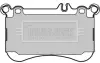 Комплект тормозных колодок, дисковый тормоз BORG & BECK BBP2331 (фото 1)