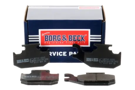 Комплект тормозных колодок, дисковый тормоз BORG & BECK BBP2343