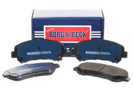Комплект тормозных колодок, дисковый тормоз BORG & BECK BBP2355