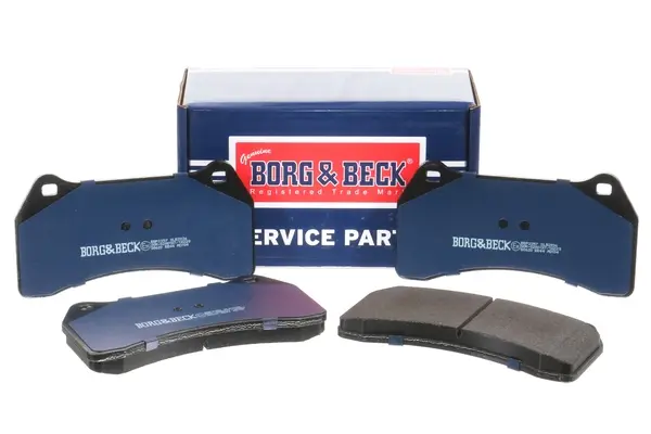 Комплект тормозных колодок, дисковый тормоз BORG & BECK BBP2357 (фото 1)