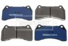 Комплект тормозных колодок, дисковый тормоз BORG & BECK BBP2357 (фото 2)