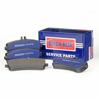 Комплект тормозных колодок, дисковый тормоз BORG & BECK BBP2457