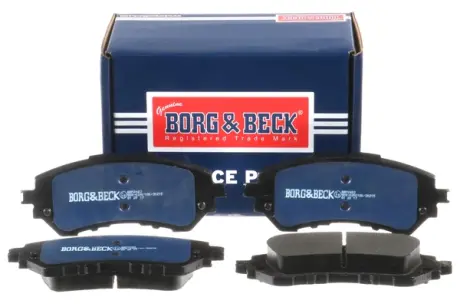 Комплект тормозных колодок, дисковый тормоз BORG & BECK BBP2483