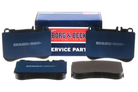 Комплект тормозных колодок, дисковый тормоз BORG & BECK BBP2497