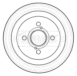 Тормозной барабан BORG & BECK BBR7219