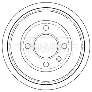 Тормозной барабан BORG & BECK BBR7256