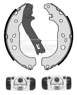 Комплект тормозных колодок BORG & BECK BBS1027K