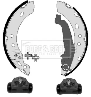 Комплект тормозных колодок BORG & BECK BBS1030K