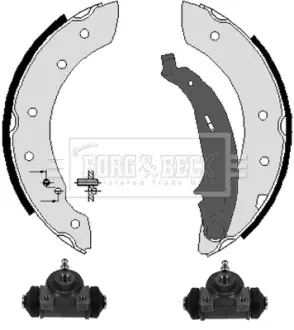 Комплект тормозных колодок BORG & BECK BBS1039K