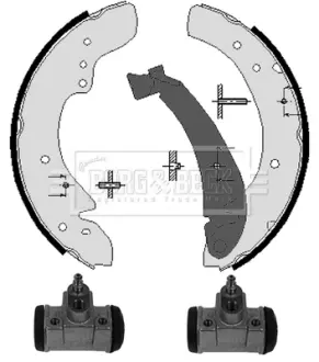 Комплект тормозных колодок BORG & BECK BBS1126K