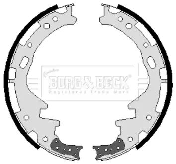 Комплект тормозных колодок BORG & BECK BBS6003