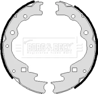 Комплект тормозных колодок BORG & BECK BBS6009