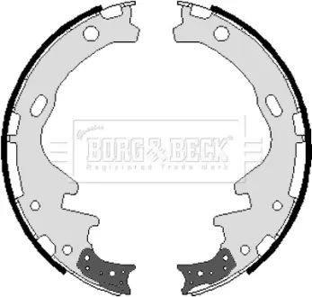 Комплект тормозных колодок BORG & BECK BBS6010