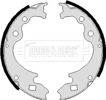 Комплект тормозных колодок BORG & BECK BBS6012