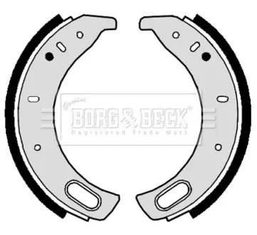 Комплект тормозных колодок BORG & BECK BBS6014