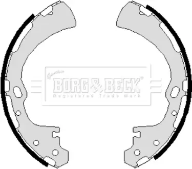 Комплект тормозных колодок BORG & BECK BBS6019